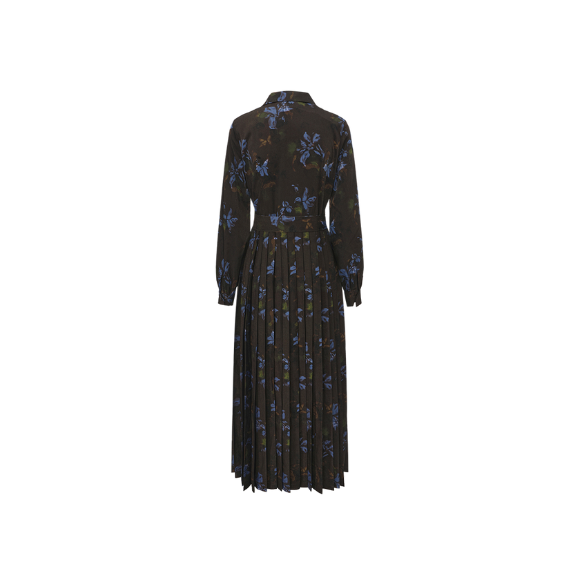 Printed Belted Dress