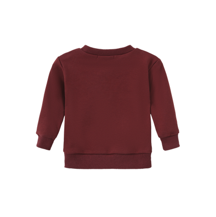 Sherpa Bow Bear Patch Sweatshirt Set