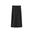 Pinstripe Belted Maxi Skirt
