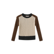 Poppy Cable Knit Trim Sweater Set