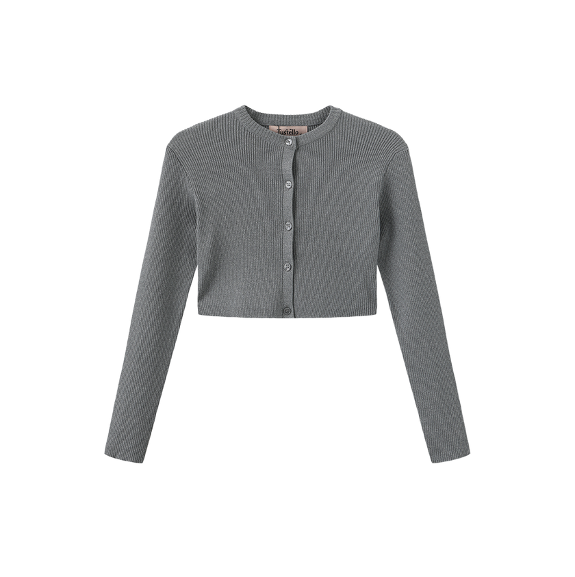 Ribbed Knit Layering Cardigan