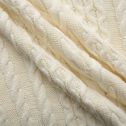 Cable Knit Ribbed Sweater