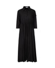 Elastic Pull Waist Maxi Dress