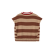 Wide Striped Knit Vest