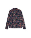 Layering Printed Turtleneck