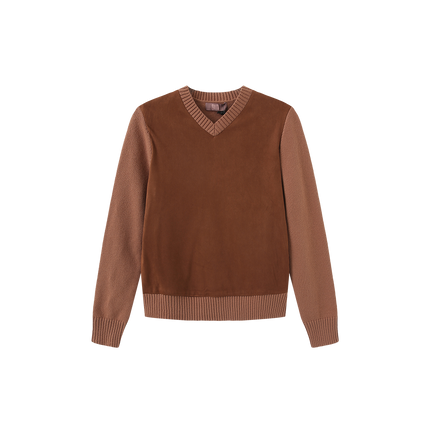 Jake Suede Front Sweater
