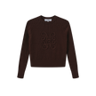 Braided Detail Logo Sweater