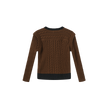 Poppy Cable Knit Trim Sweater