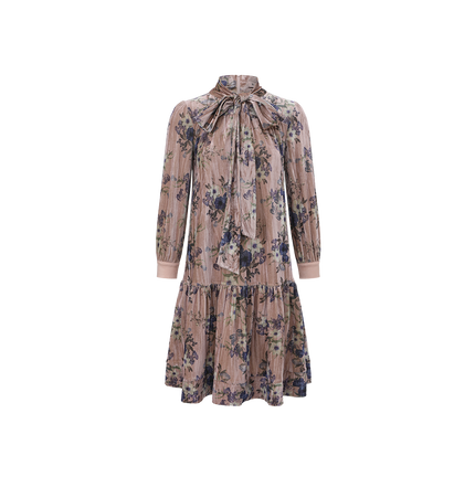 Velvet Bottom Tier Dress