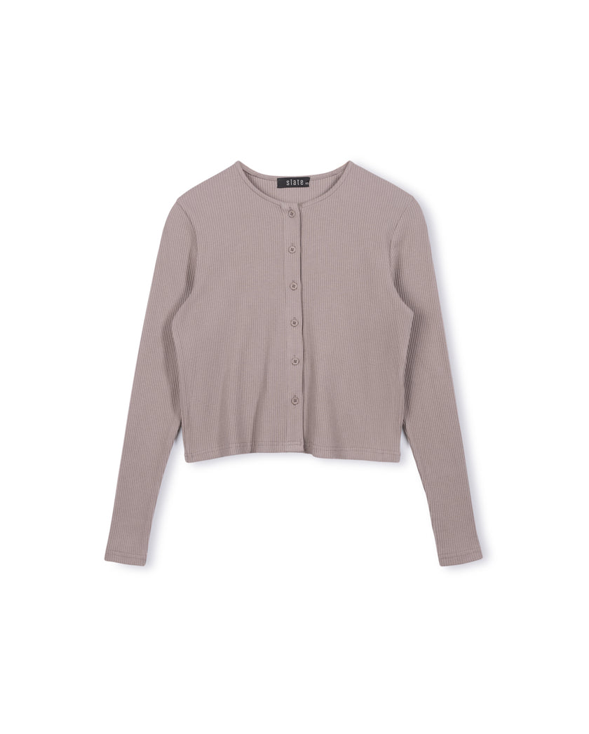 Thick Rib Cardi