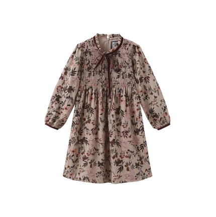 Floral Smocked Detail Dress