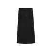 Suede Straight Skirt