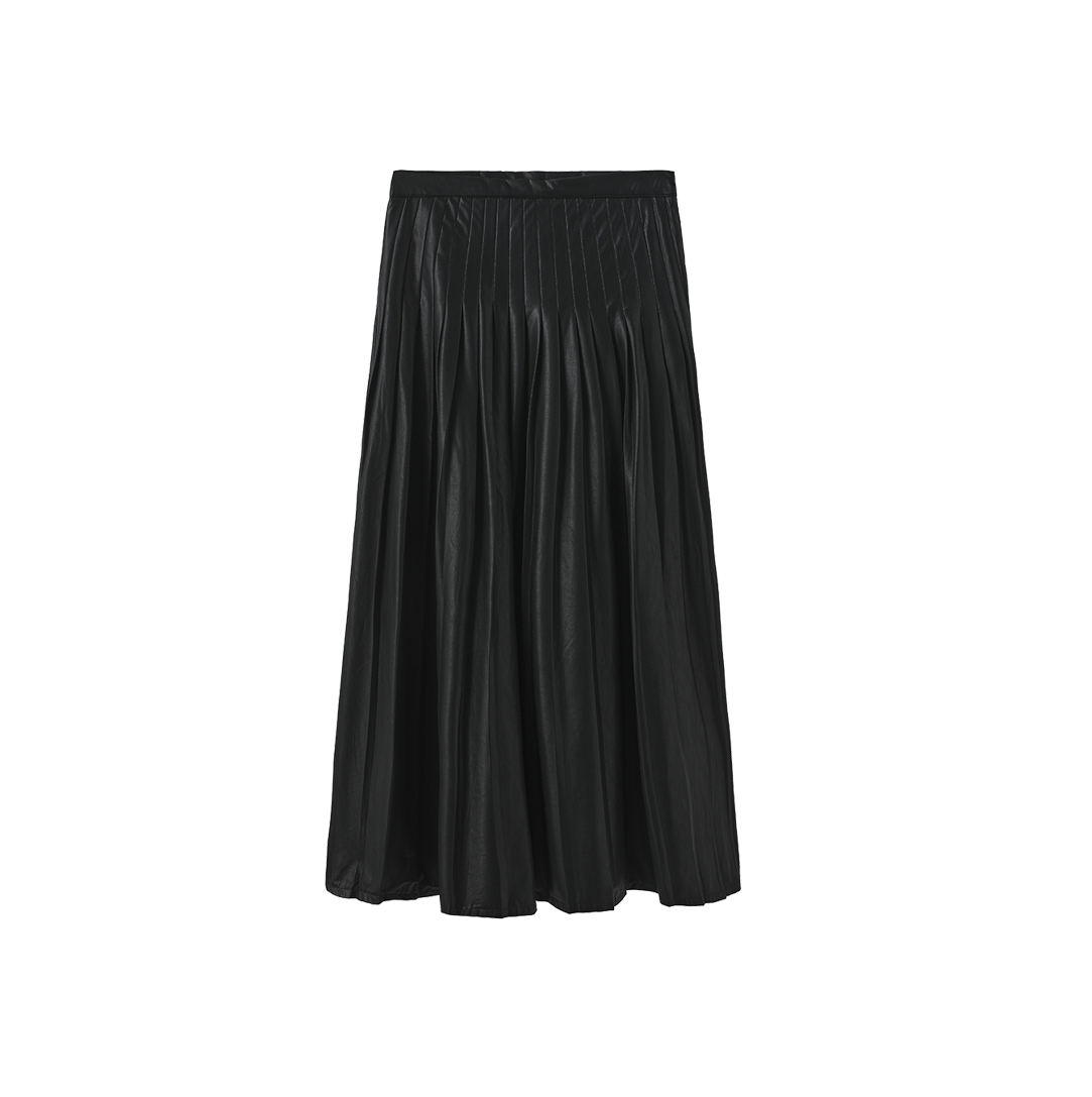 Arosa Thin Pleated Midi Skirt