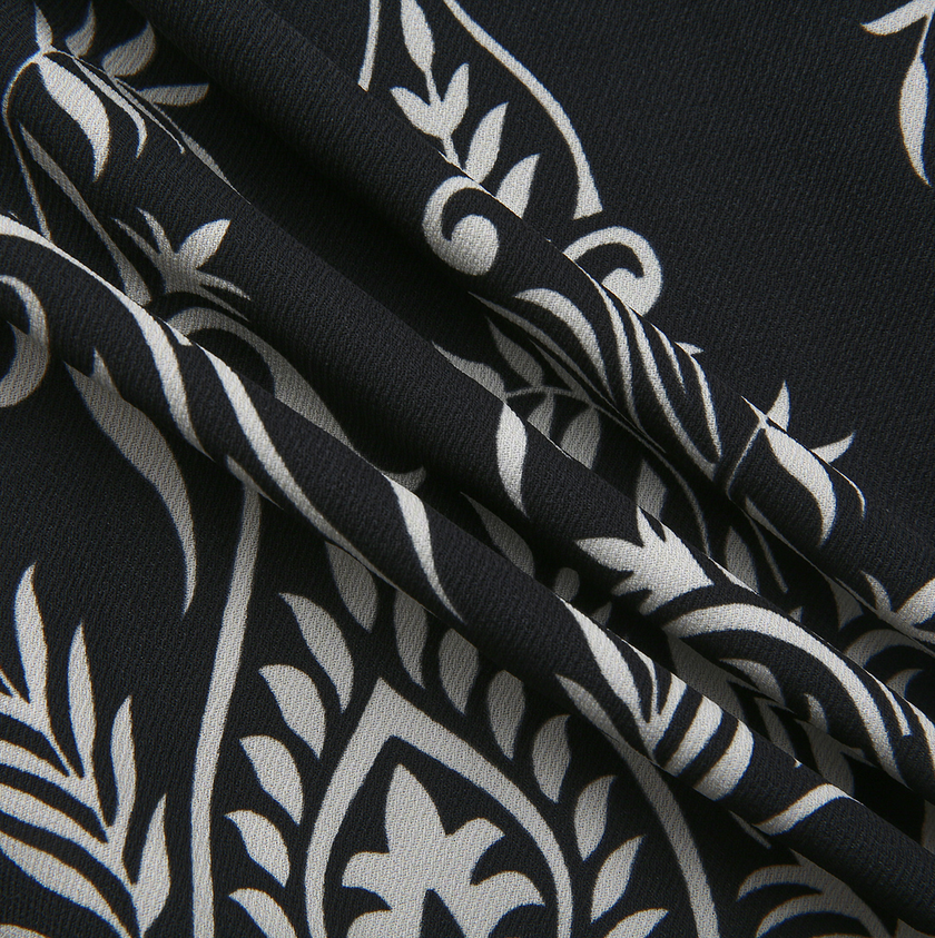 Belted Printed Dress