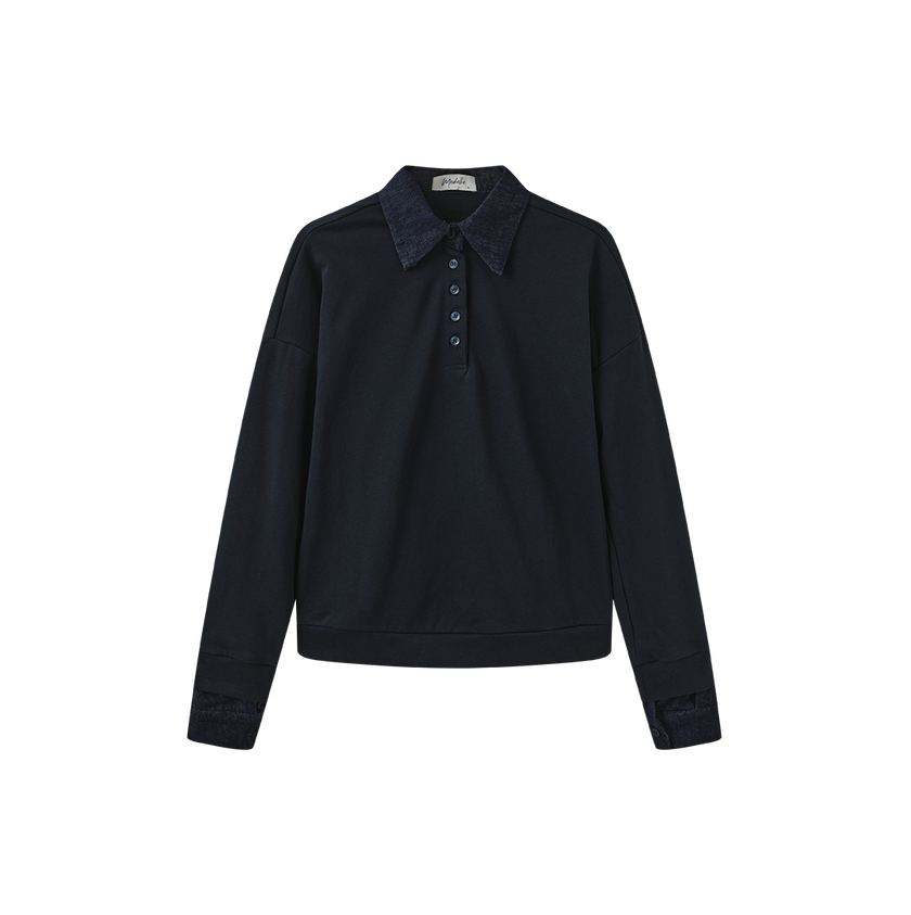 Sally Collared Sweatshirt