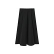 Sweatshirt Paneled Midi Skirt