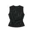 Arosa Leather Belted Vest
