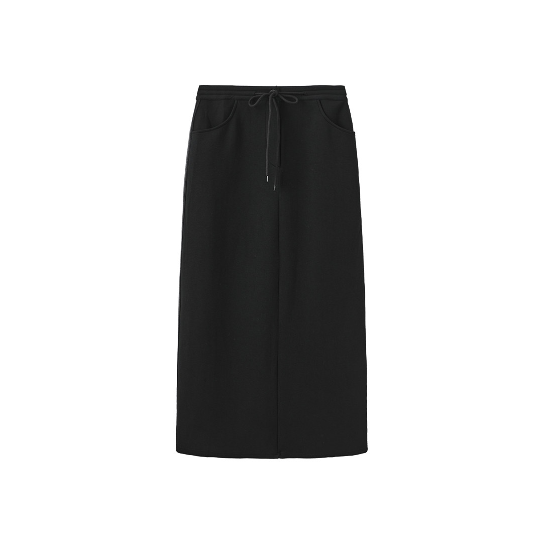 Halz Drawstring Sweatshirt Skirt