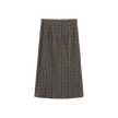 Plaid Buckle Skirt