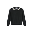 Lace Collar Knit Sweater