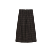 Wool Aline Seam Detail Skirt