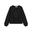 Gathered Shoulder Seam Sweatshirt