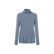 Wide Ribbed Knit Turtleneck