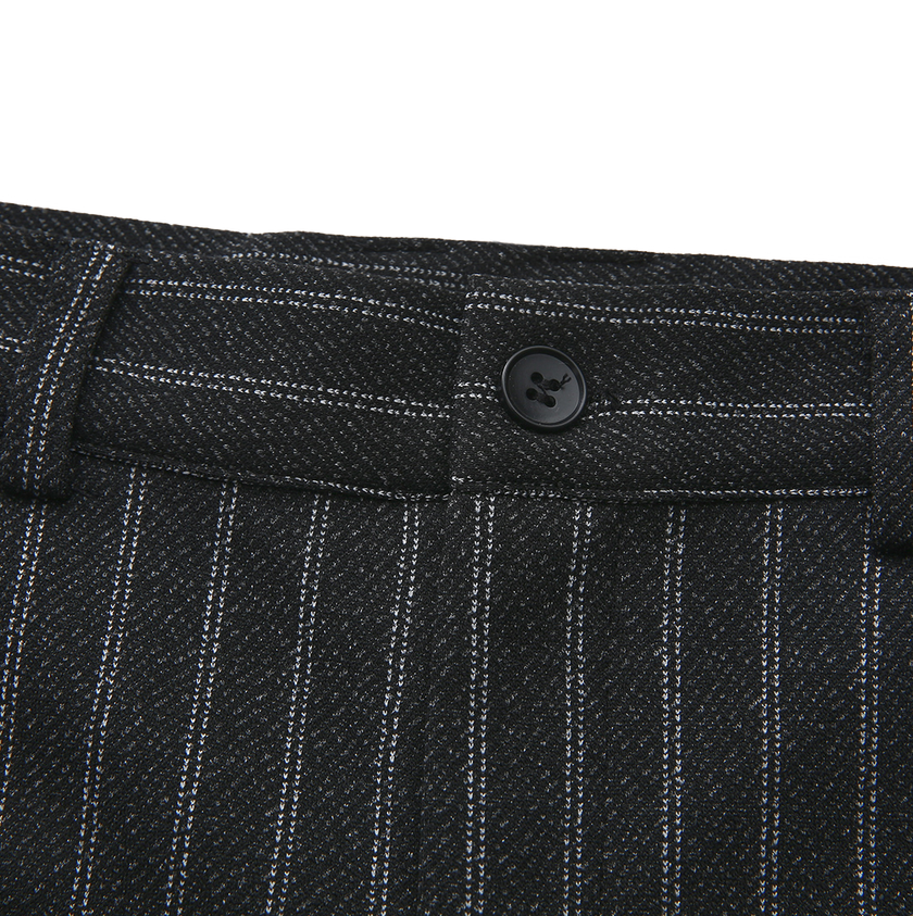 Pinstriped Texture Pants