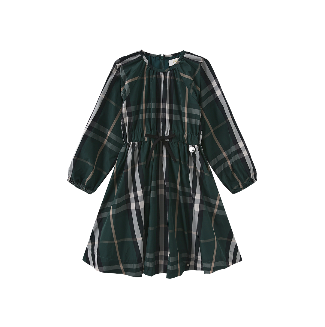 Breed Plaid Waisted Dress