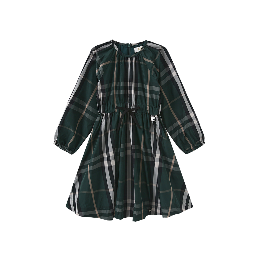 Breed Plaid Waisted Dress
