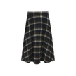 Piko Plaid Flare Skirt