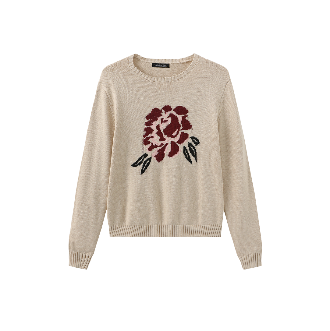 Knit Printed Sweater