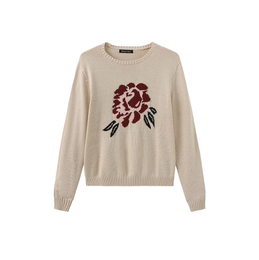 Knit Printed Sweater