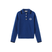 Knit Collared Crest Sweater