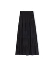 Smocked Waisted Tiered Model Maxi Skirt