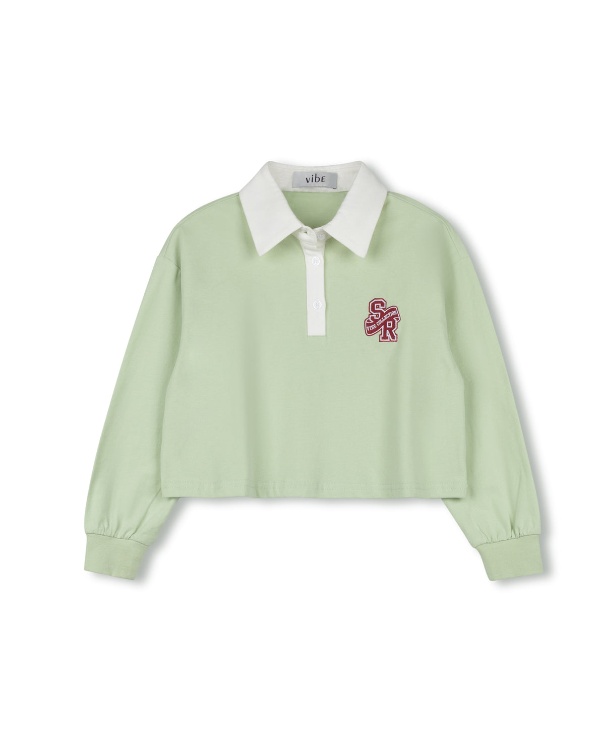 Cropped Off Shoulder Polo