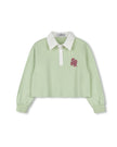 Cropped Off Shoulder Polo