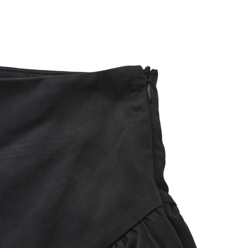 Taffeta V-Seam Skirt