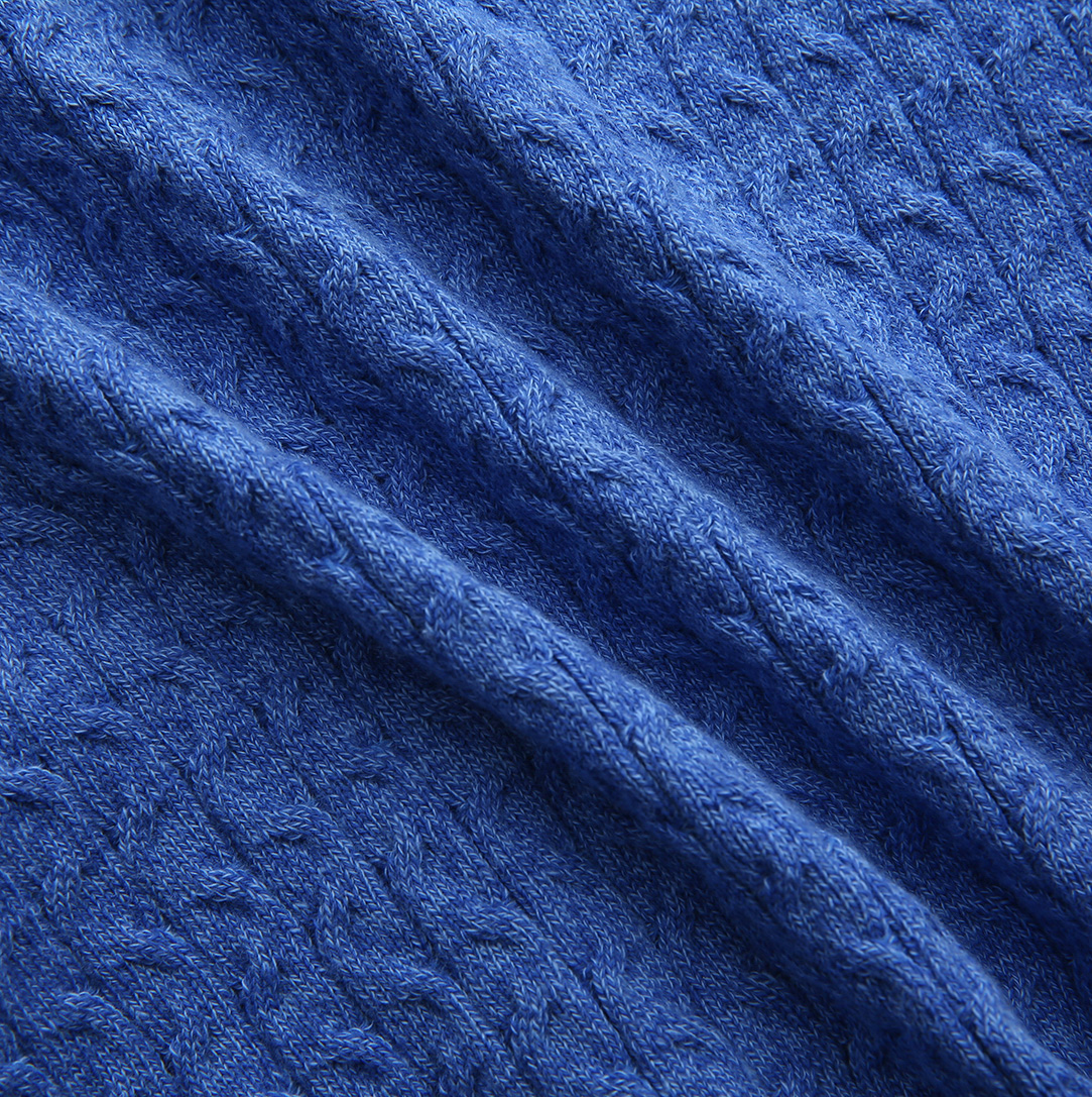 Braided Detail Logo Sweater