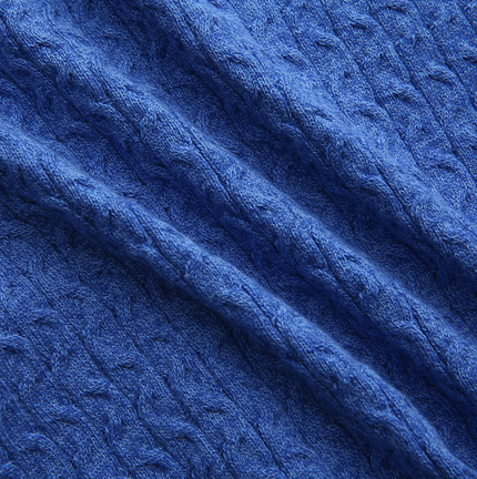 Braided Detail Logo Sweater