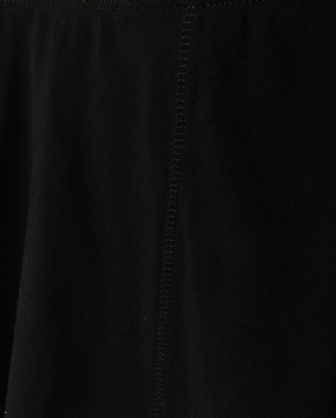 Elastic Waist A-line Knee Skirt