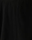 Elastic Waist A-line Knee Skirt