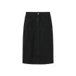 Denim Drop Yolk Maxi Skirt