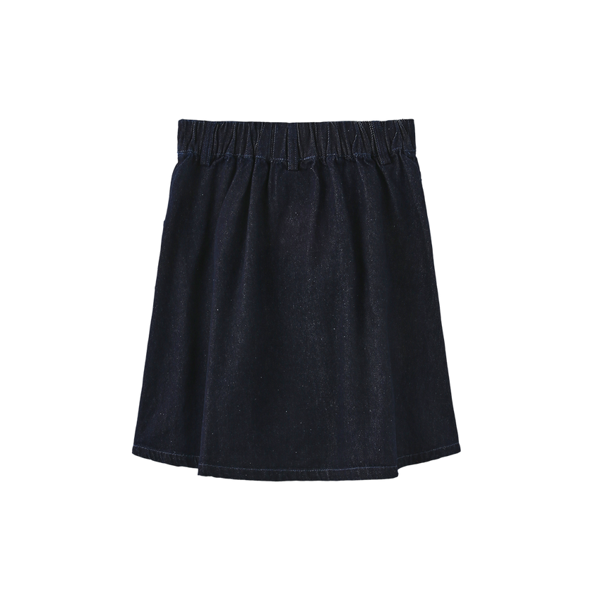 Tanvi Denim Thin Belt Skirt