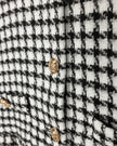 Plaid Button Detailed Jumper