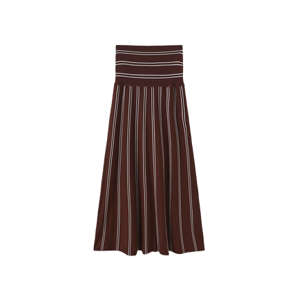 Liot Knit Stripe Skirt