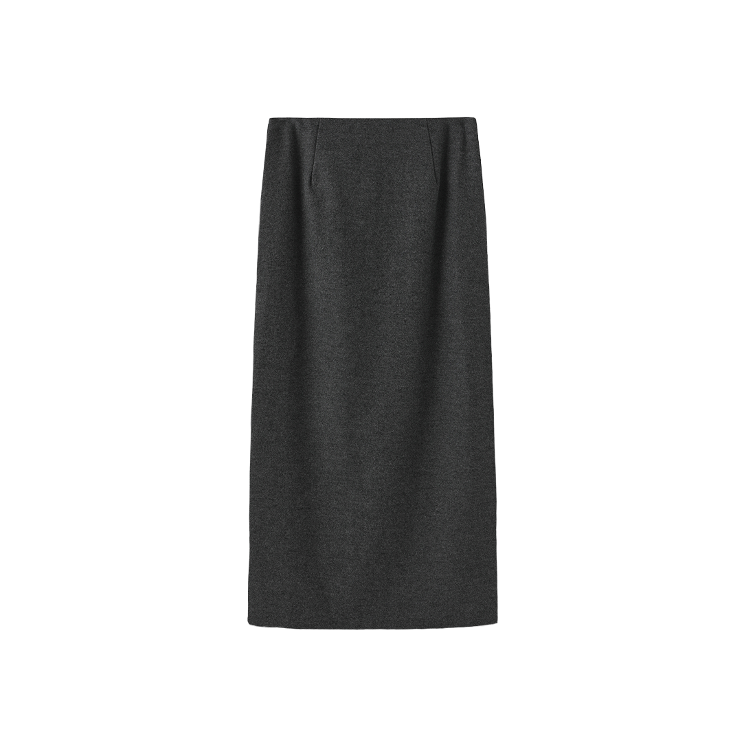 Straight Wool skirt
