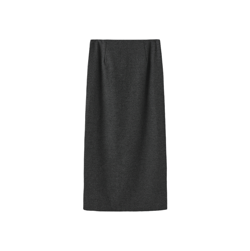 Straight Wool skirt