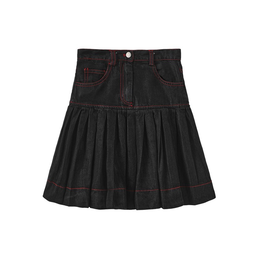 Jug Denim Skirt