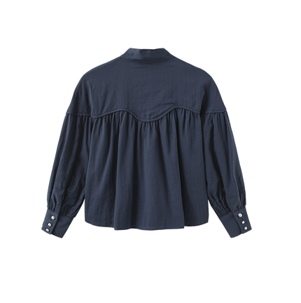 Vant Thick Piped Blouson Blouse